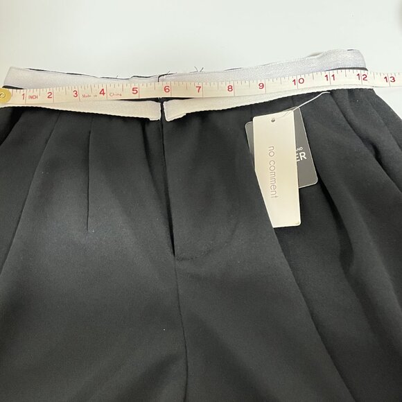 NO COMMENT WOMEN'S HIGH RISE BLACK TROUSER PANTS/Size XS/NWT - Picture 5 of 11